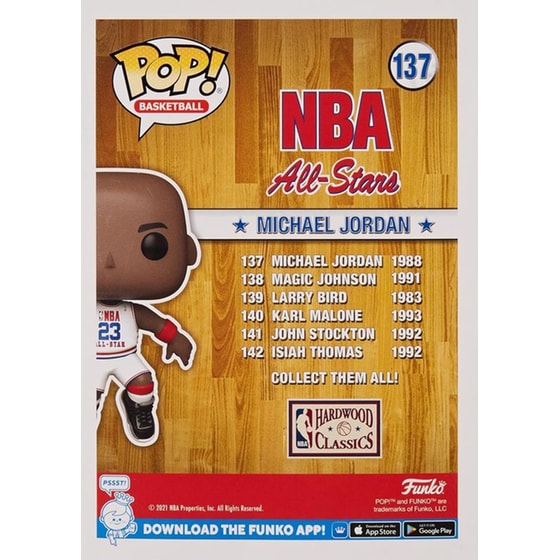 Funko Pop! Basketball - NBA All Stars - Michael Jordan #137 image 2