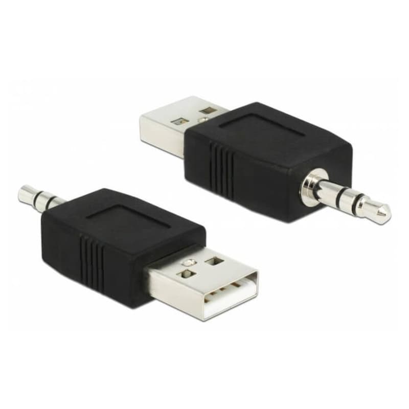 DELOCK Καλώδιο Ήχου Delock Αντάπτορας Usb 2.0 Σε Stereo Jack 3.5mm 66069, Μαύρο