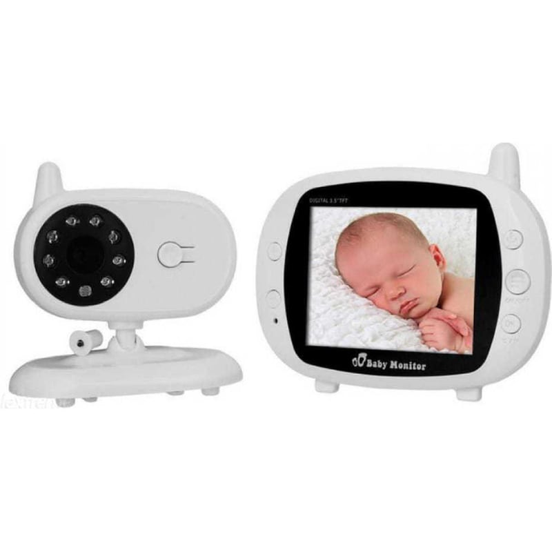 OEM Baby Monitor Bm9525 Κάμερας Ήχου 3.5 - Λευκό