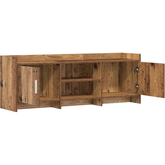 Έπιπλο Τηλεόρασης VidaXL 130 x 33 x 47 cm - Παλαιωμένο Ξύλο image 3
