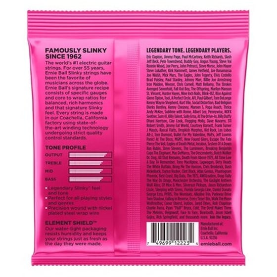Σετ 6 Χορδές Ηλεκτρικής Κιθάρας Ernie Ball Super Slinky 009-042 image 2