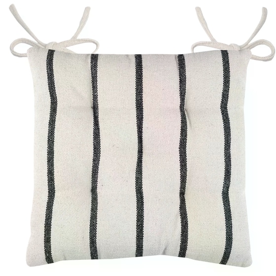 Μαξιλάρι Καρέκλας Spitishop Cu1811005gal 40x40cm - Εκρού/Μαύρο image 0