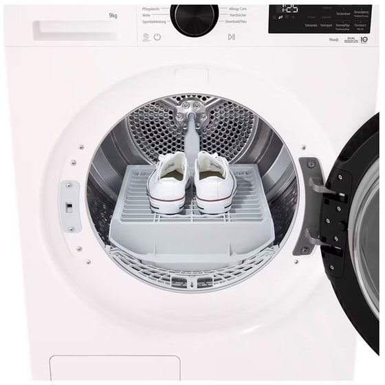 LG RHX5009TWB WH 9 kg με Αντλία Θερμότητας Λευκό Στεγνωτήριο Ρούχων image 9