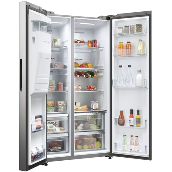 HAIER HSW59F18EIMM Total No Frost 601 Lt Inox Ψυγείο Ντουλάπα image 4
