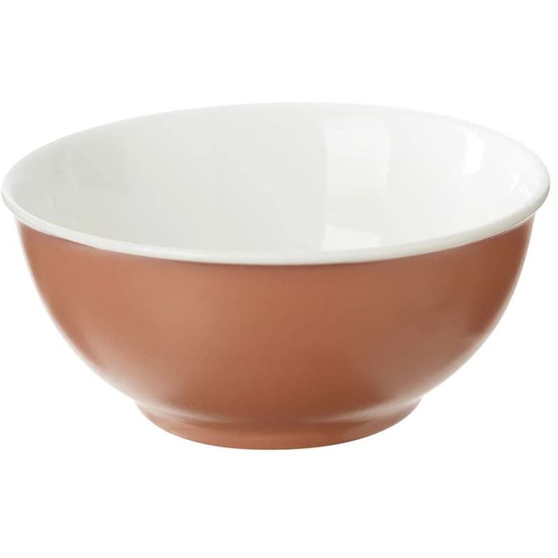 SPITISHOP Μπολ Spitishop S-d 154524b Πορσελάνη Φ14.3x6.6 cm - Τερακότα