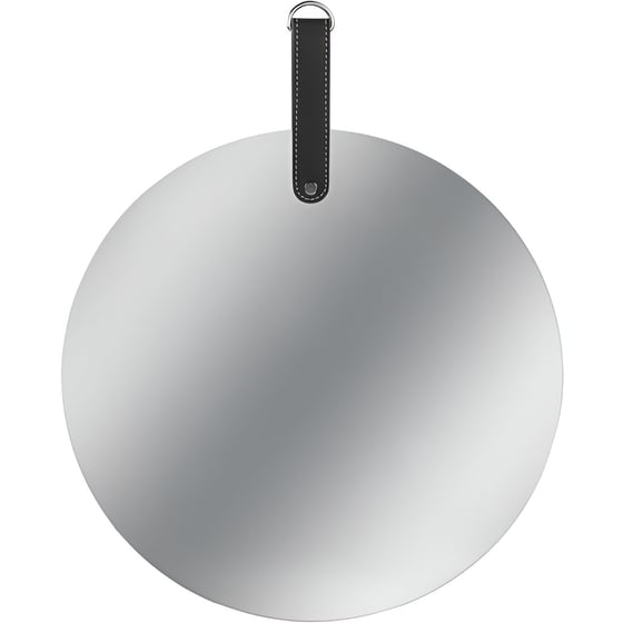 Διακοσμητικός Καθρέπτης Home Deco Factory Φ35 cm - Ασημί image 0