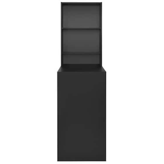 Vidaxl Τραπέζι Μπαρ Με Ραφιέρα Μαύρο 115 X 59 X 200 Εκ. image 5