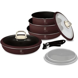 Σετ Μαγειρικά Σκεύη BERLINGER HAUS BH-8254 9 τμχ Μπορντό