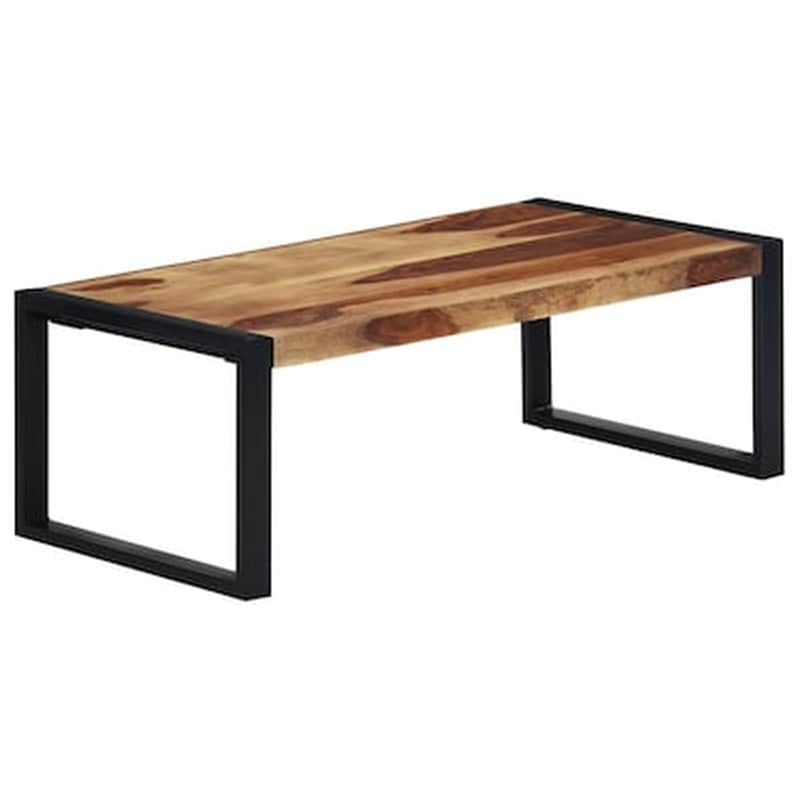 Τραπεζάκι Σαλονιού VidaXL από Μασίφ Ξύλο Sheesham 110x60x40cm - Καφέ
