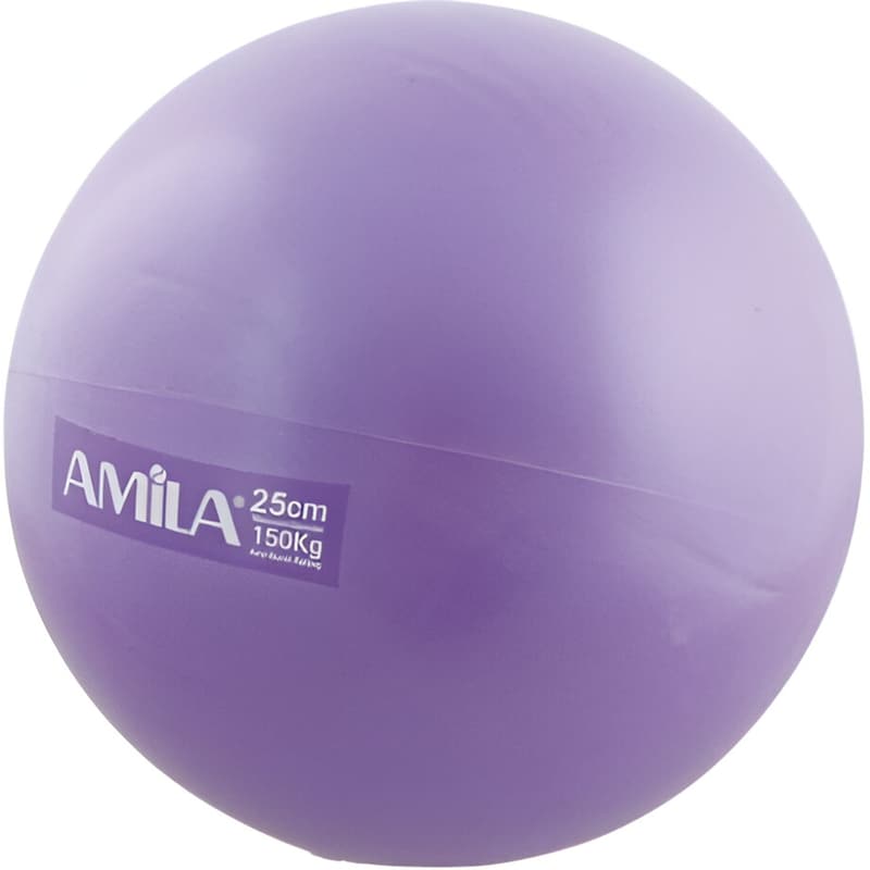 AMILA Μπαλάκι Γυμναστικής Amila Κατάλληλο για Pilates 0.18 kg 25 cm από PVC - Μωβ
