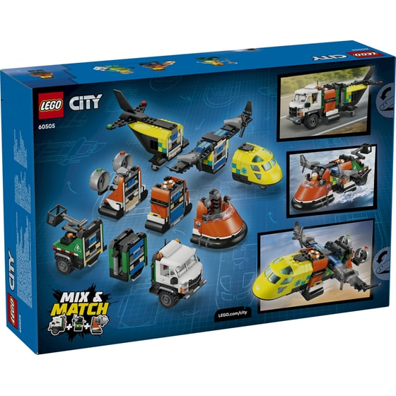 LEGO® City Airplane, Service Truck & Hovercraft Remix (60505) image 3