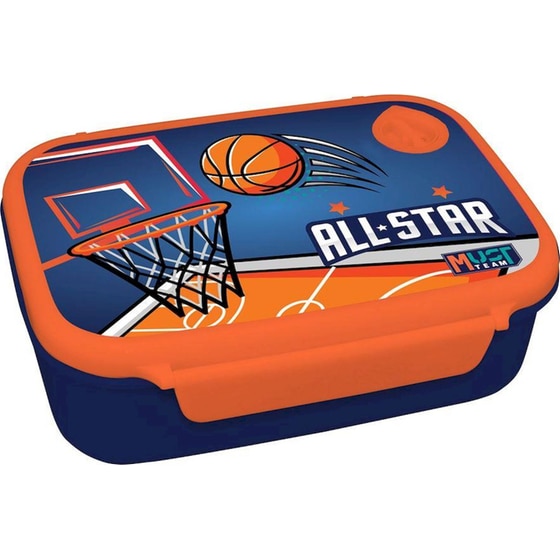 Σετ Φαγητού Must Φαγητοδοχείο 800ml με Παγούρι 500ml Basketball image 1