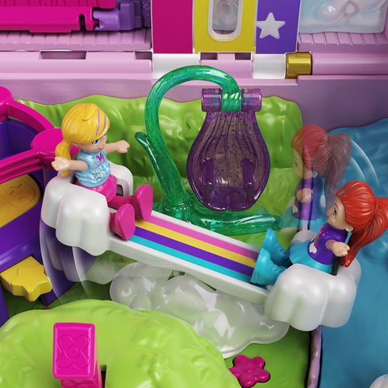 Παιχνιδολαμπάδα Mattel Polly Pocket Unicorn Party Μονόκερος Πινιάτα (GVL88) image 7
