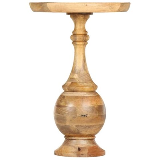 Βοηθητικό Τραπεζάκι Vidaxl από Μασίφ Ξύλο Μάνγκο 43x43x66cm - Καφέ image 2