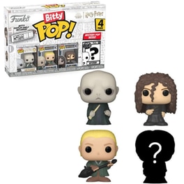 Funko Bitty Pop! - Wizarding World: Harry Potter - Lord Voldemort/Bellatrix Lestrange/Draco Malfoy And Mystery Figure 4-pack