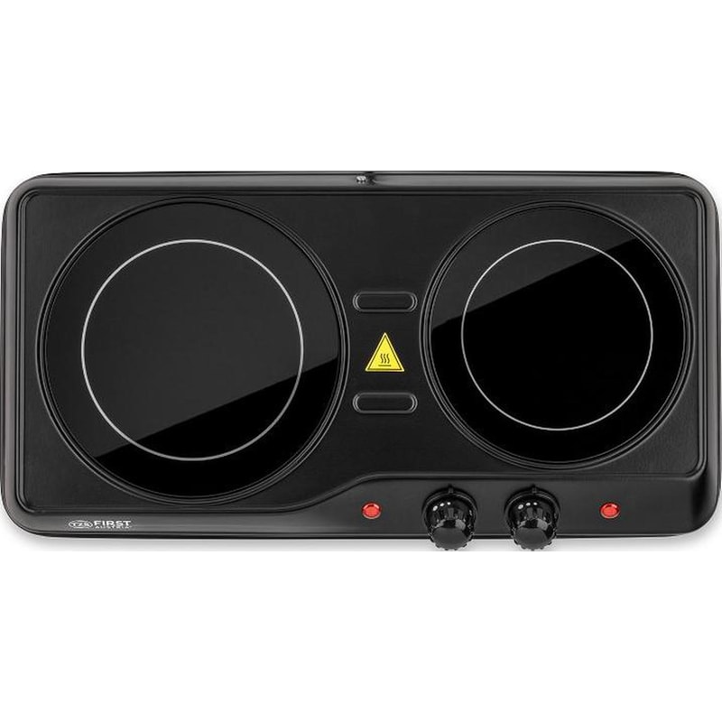 Διπλή Επιτραπέζια Εστία Κεραμική FIRST AUSTRIA FA-5097-2 2000 W Μαύρο