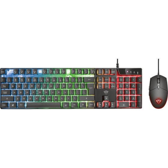 Trust GXT 838 Azor Σετ Gaming Πληκτρολόγιο με RGB φωτισμό & Ποντίκι (US) image 1