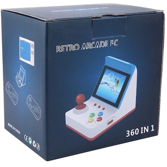 Κονσόλα Παιχνιδιών Retro 360 In 1 16bit Oem - Black image 3