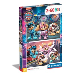 Παιδικό Παζλ Clementoni Super Color Nickelodeon Paw Patrol The Mighty Movie (2x60 Κομμάτια)
