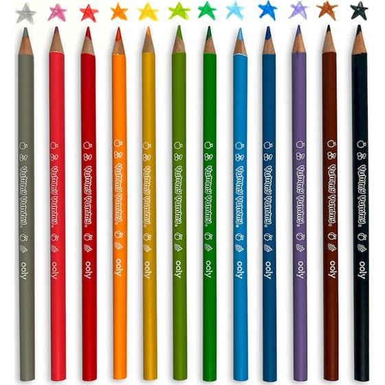 Ξυλομπογιές Αρωματικές Ooly Yummy Yummy (12 Τεμάχια) image 3