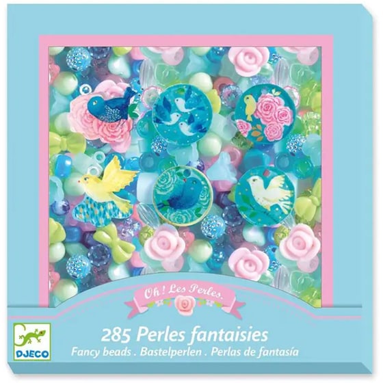 Djeco Κατασκευή Κοσμημάτων Με Διάφορες Χάντρες 'Πουλάκια' image 0