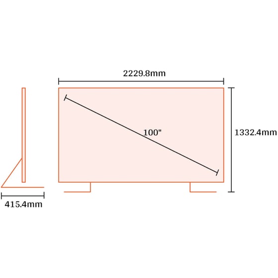 Samsung Neo QLED 100" 4K Smart Τηλεόραση QE100QN80F Mini LED AI TV image 2