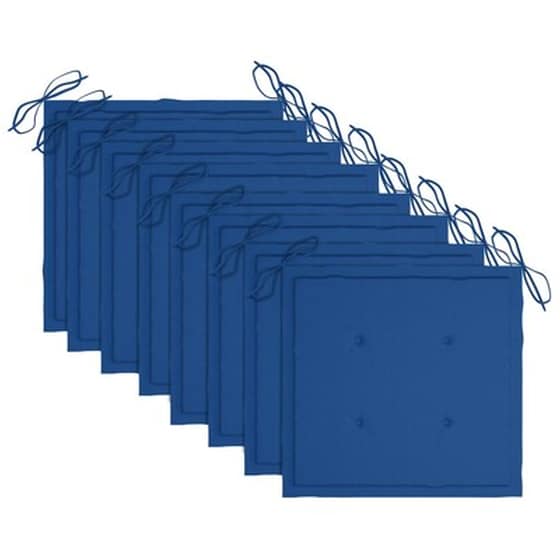 Vidaxl Καρέκλες Κήπου 8 Τεμ. Γκρι Από Μασίφ Ξύλο Ακακίας Με Μαξιλάρια image 5