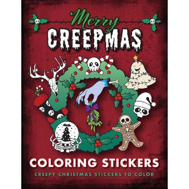 Merry Creepmas Coloring Stickers