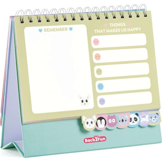 Πλανόγραμμα Εβδομαδιαίο Επιτραπέζιο Miquelrius Back2Fun Hello Plans - 36 Φύλλα image 1