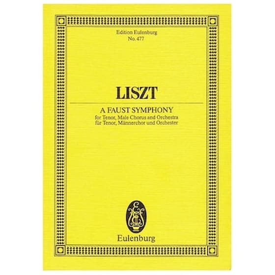 Lizst - A Faust Symphony [pocket Score] image 0