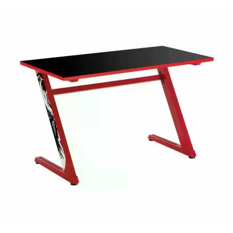 White Shark Gaming Z-Shaped Gaming Desk - Μαύρο/Κόκκινο