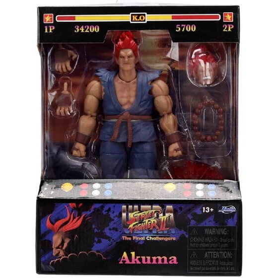 Φιγούρα Jada Ultra Street Fighter II: The Final Challengers Figure 1/12 - Akuma (15cm) image 0