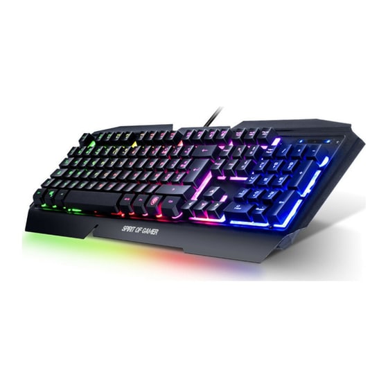 Spirit of Gamer Pro K5 - Πληκτρολόγιο Gaming Μαύρο image 2