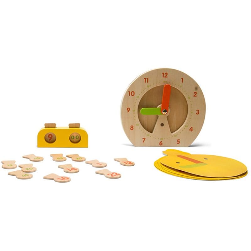 Ξύλινο Εκπαιδευτικό Παιχνίδι BS Toys Clock