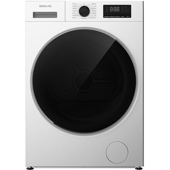 DAVOLINE DRWD 8002E 8kg με Αντλία Θερμότητας Λευκό Στεγνωτήριο Ρούχων image 0