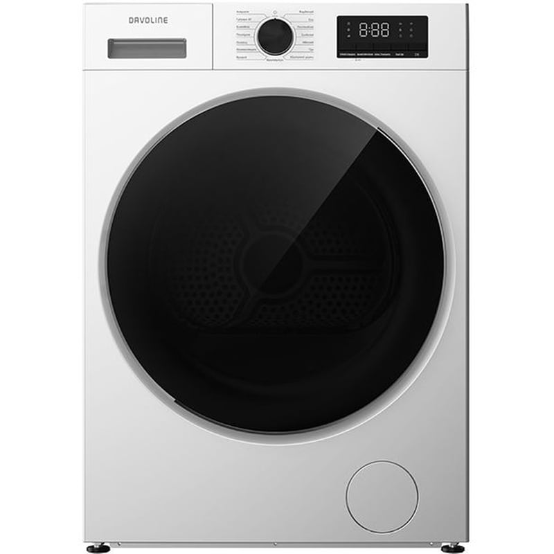 DEVOLINE DAVOLINE DRWD 8002E 8kg με Αντλία Θερμότητας Λευκό Στεγνωτήριο Ρούχων