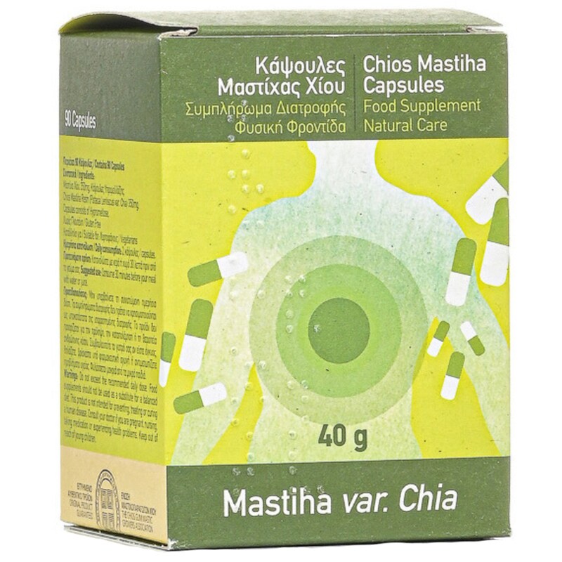 Ειδικό Συμπλήρωμα Διατροφής Mastiha Var. Chia Μαστίχας - 90 κάψουλες