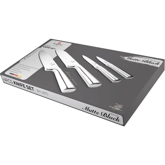 Σετ Μαχαίρια Berlinger Haus Matte Black Collection από Ανοξείδωτο Ατσάλι 4 Τμχ image 1