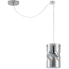 Φωτιστικό Οροφής Μονόφωτο Homelighting Twist από Μέταλλο 12x12x200 cm - Γκρι