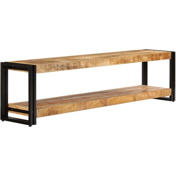 Έπιπλο Τηλεόρασης VidaXL από Ξύλο 150x30x40cm - Καφέ/Μαύρο image 3