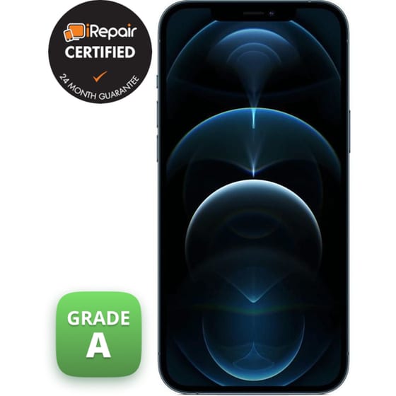 Μεταχειρισμένο Apple iPhone 12 Pro Max 512GB Pacific Blue second go Certified by iRepair image 2