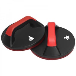 Περιστρεφόμενες Λαβές Push Ups Fitpaddy RPUBO1 2τμχ Μαύρο/κόκκινο