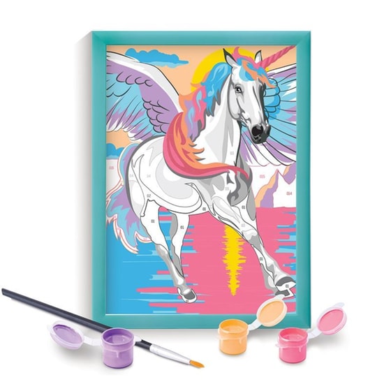 AS Company Paint & Frame Ζωγραφίζω Με Αριθμούς Magic Unicorn image 4