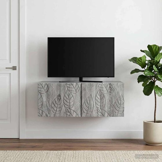 Επιτοίχιο Έπιπλο Τηλεόρασης VidaXL 59.5x41x30 cm - Γκρι Sonoma image 1