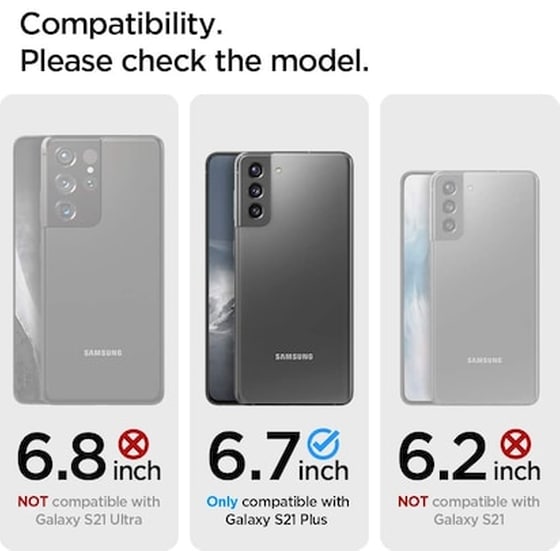 Θήκη Samsung Galaxy S21+ - Spigen Liquid Air - Matte Black image 1