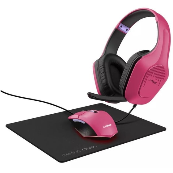 Trust Tridox GXT 790 3 σε 1 Gaming Bundle - Ροζ image 0