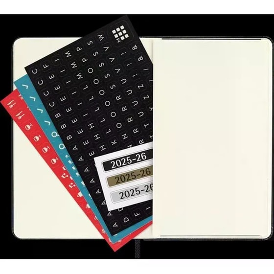 Ημερολόγιο Εβδομαδιαίο Moleskine 2025-2026 18Μ Pocket Black Hard image 6
