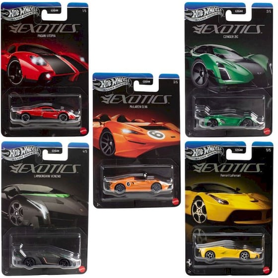 Αυτοκινητάκια Hot Wheels Silver Series Car Exotics - Τυχαία Επιλογή image 0