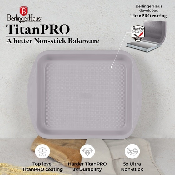 BERLINGER HAUS BH-7913 Αντικολλητικό Ταψί Μπεζ image 4