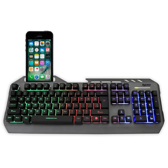 NOD Defender Gaming Ενσύρματο Πληκτρολόγιο με RGB φωτισμό (US) image 2
